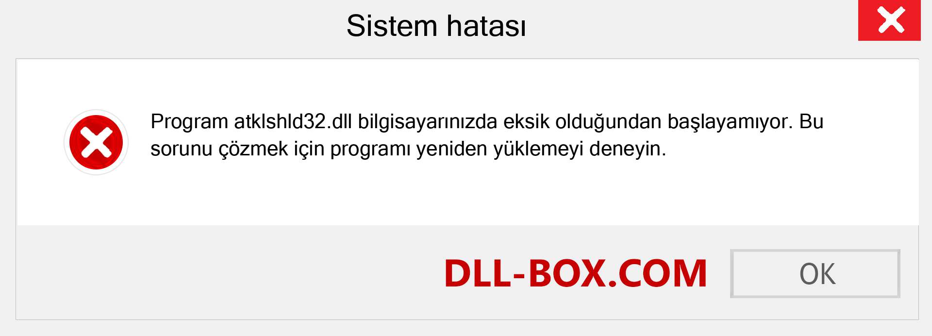 atklshld32.dll dosyası eksik mi? Windows 7, 8, 10 için İndirin - Windows'ta atklshld32 dll Eksik Hatasını Düzeltin, fotoğraflar, resimler